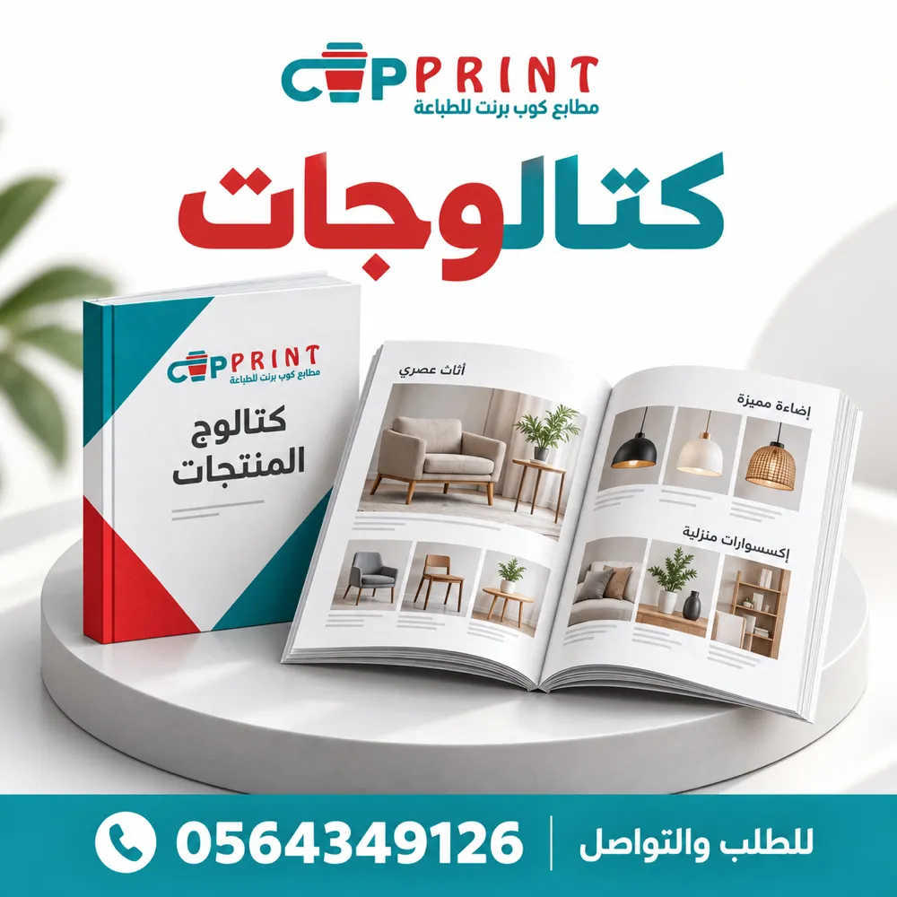 طباعة كتالوجات منتجات ومعارض