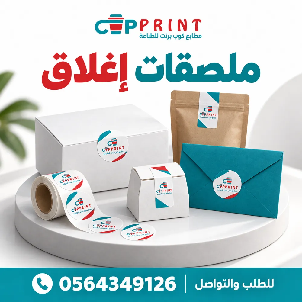 طباعة ملصقات إغلاق الشحنات والعلب